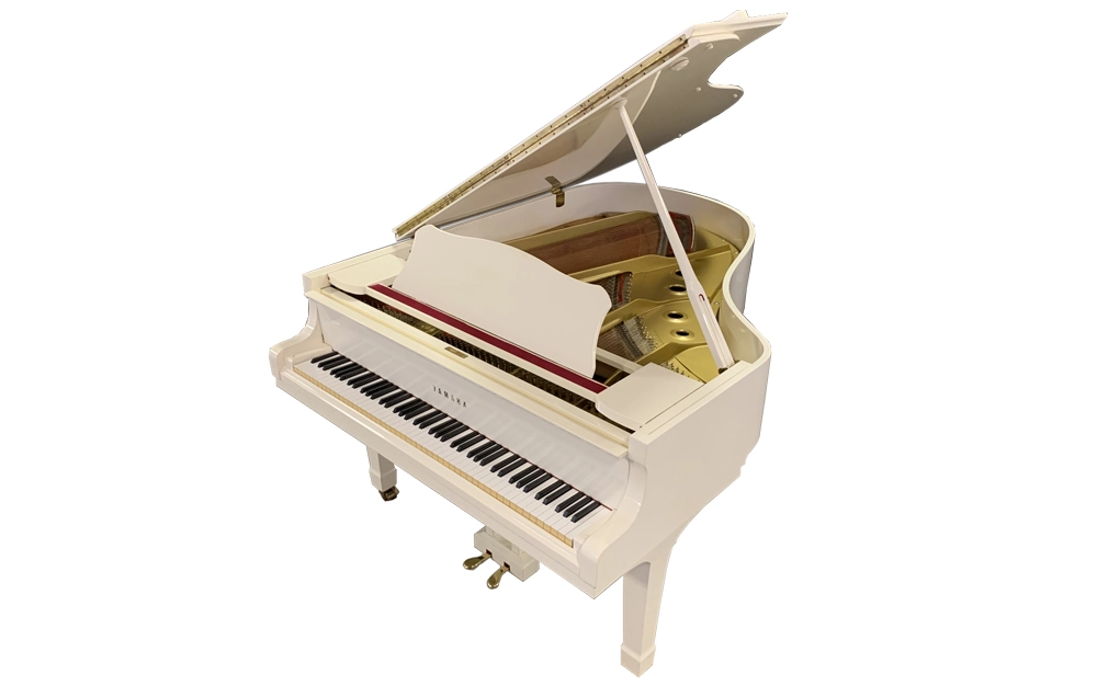 いのまたピアノ|レンタルピアノ|YAMAHA グランドピアノ C3 白
